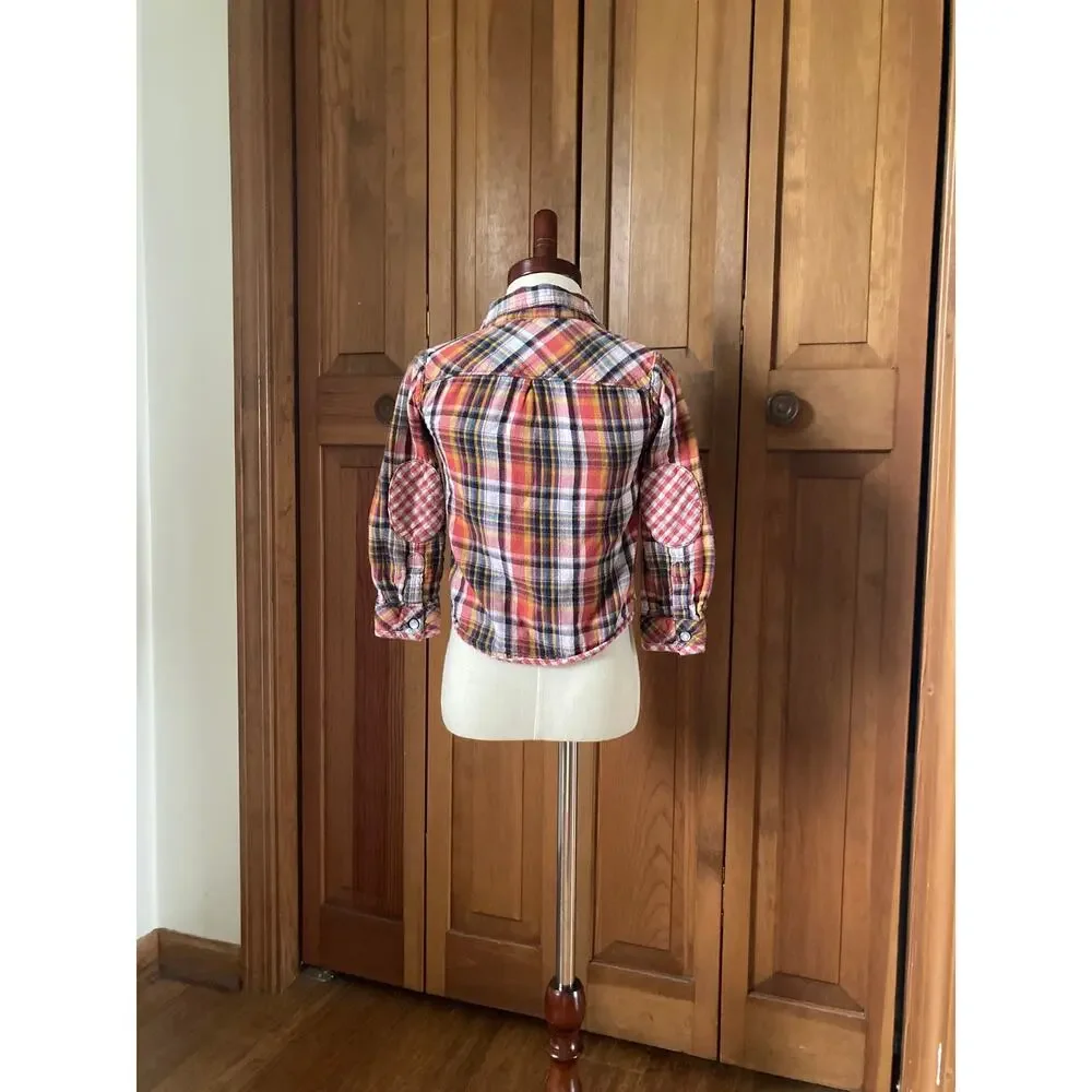 OshKosh Flannel Plaid Shirt, Size 3T